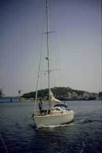 Mama Mia vor Mali Loinj
