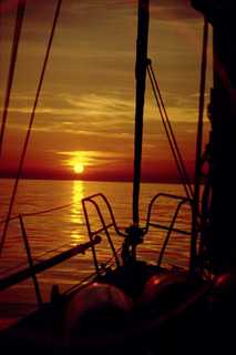 Sonnenuntergang &uuml;ber dem Kvarner (81&nbsp;kB)