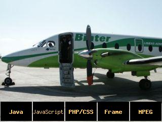 Beechcraft 1900 von Binter nach der Landung auf Gran Canaria