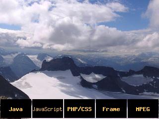 Blick vom Galdh&oslash;ppigen (h&ouml;chster Berg Norwegens)