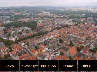 Blick vom Ulmer M&uuml;nster