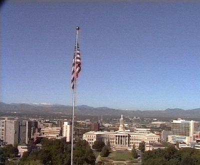 005 Denver Blick auf Berge